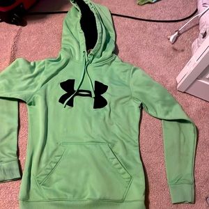 Green under armor hoodie